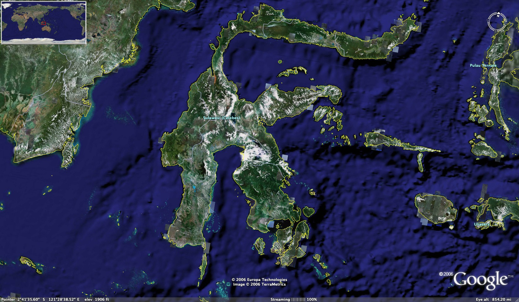 peta satelit indonesia
